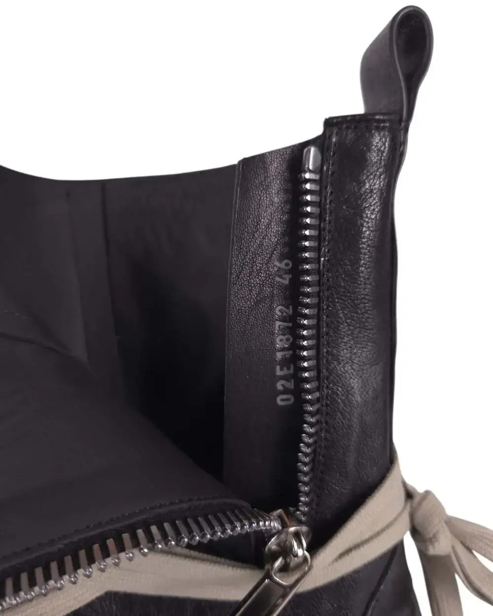 Rick Owens Megalace Turbo Cyclops Boots US 13 EU 46 Mens Black Leather Platform